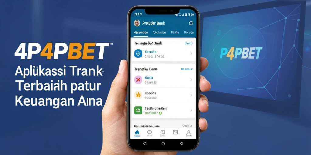 Tampilan antarmuka aplikasi 4P4BET yang user-friendly.