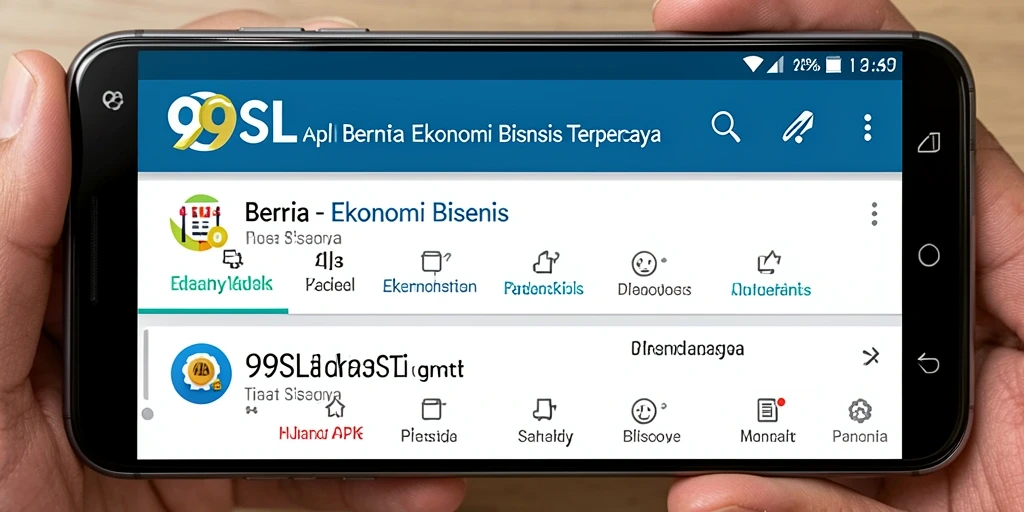 Antarmuka aplikasi 99SL yang modern dan informatif.