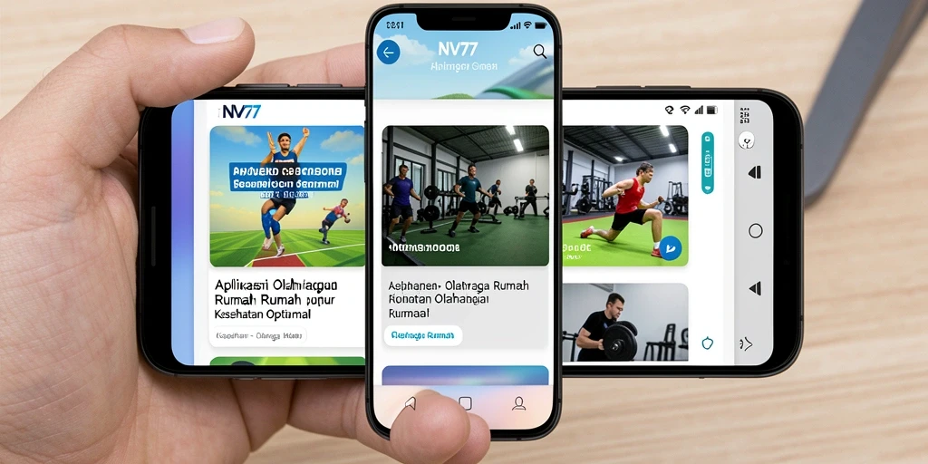 Tampilan antarmuka NV77 yang intuitif dan mudah digunakan.