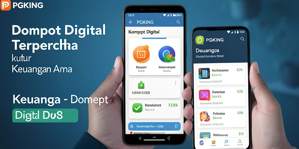 Antarmuka PGKING yang sederhana dan mudah digunakan untuk Dompet Digital.