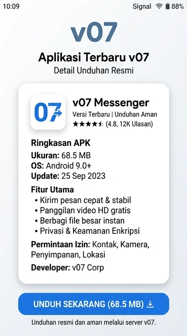 Panduan Unduh dan Instal APK v07 untuk Android